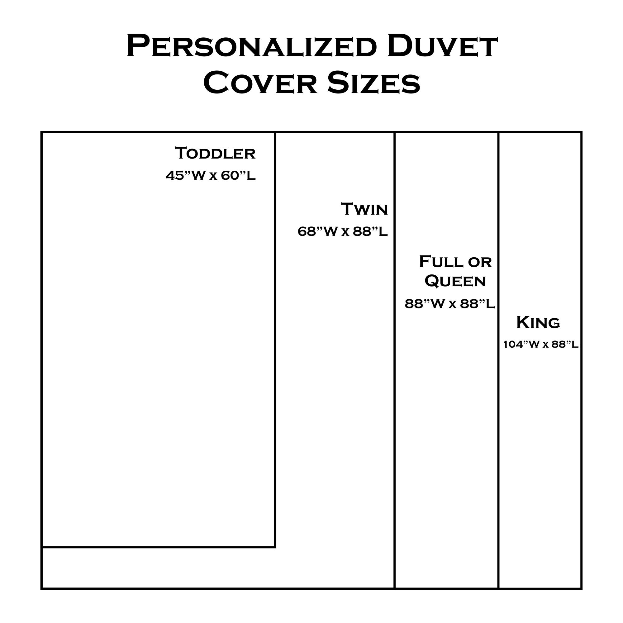 Queen Size Size Chart