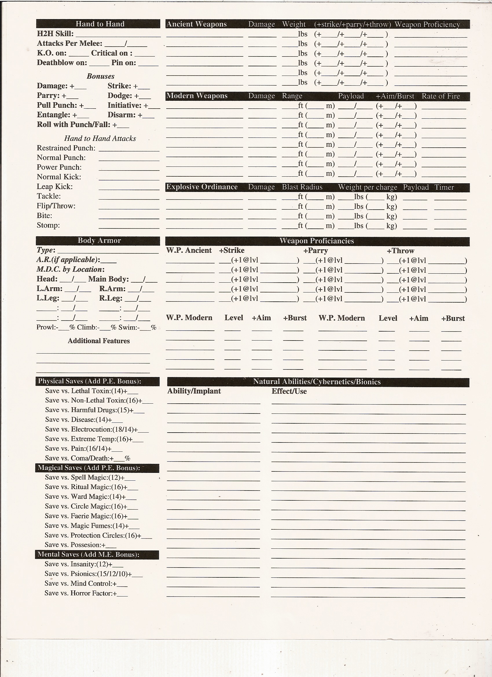 Rifts Character Sheet Scan 4 by dragonfett on DeviantArt