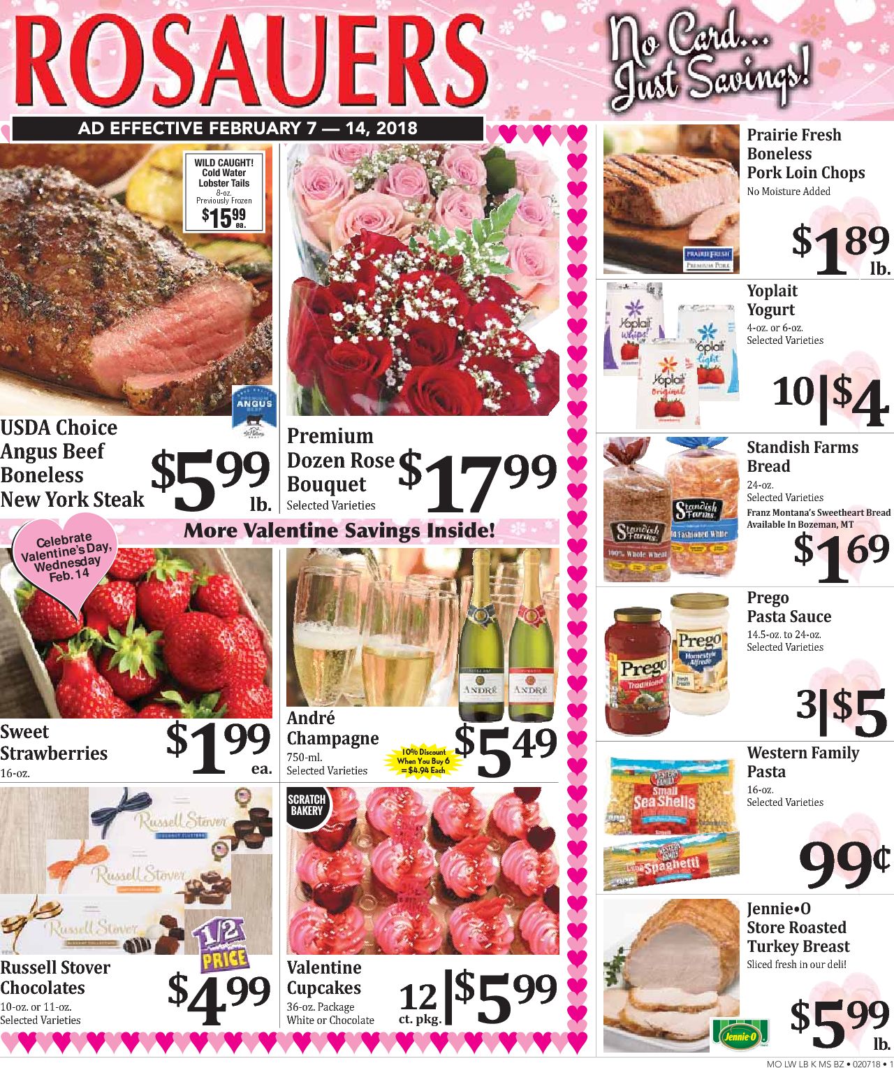 Rosauers Weekly Ad Montana from 02/07/2018