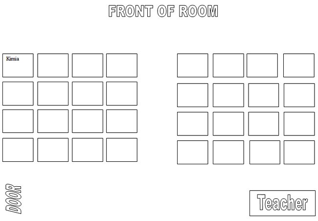 seat chart template Kleo.beachfix.co