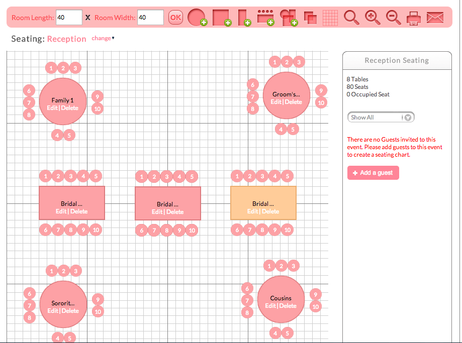 Free Wedding Seating Plan Tool | Perfect Wedding Guide