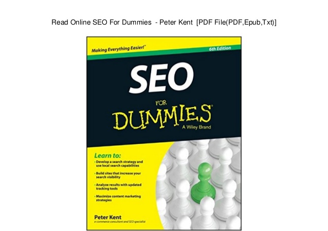 SEO For Dummies (eBook, ePUB) von Peter Kent Portofrei bei bücher.de