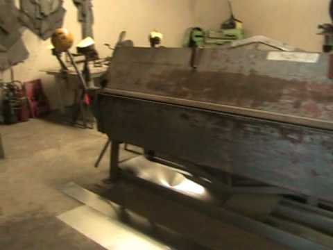 Sheet Metal Shop Shear Brake Tools A/C furnace equipment trucks 