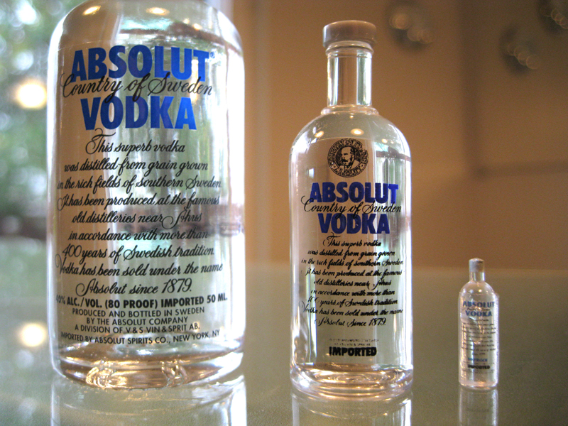 Absolut Bottle Sizes. (722×240) | Absolut vodka | Pinterest 