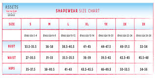 Spanx for Women Spanx Size Chart