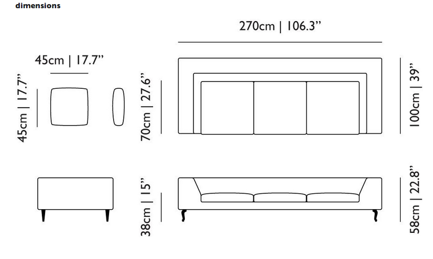 Fresh Standard Couch Size 86 With Additional Modern Sofa 