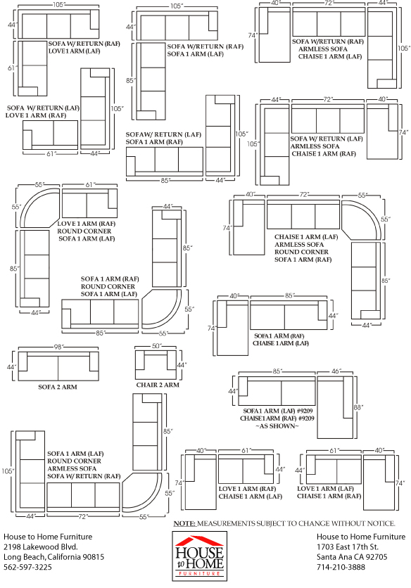 Sofa Set Standard Dimensions Within Couch Size Inspirations 8 