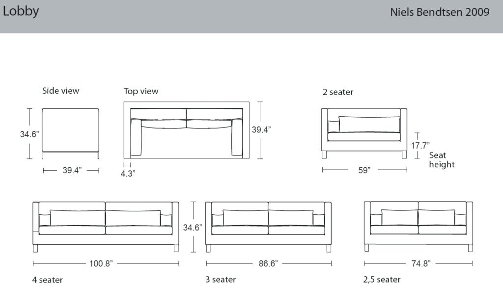 Standard Sofa Size Average Length And With Regard To Couch Sizes 