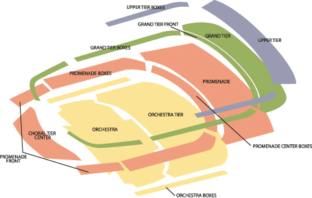 Strathmore Seating Maps