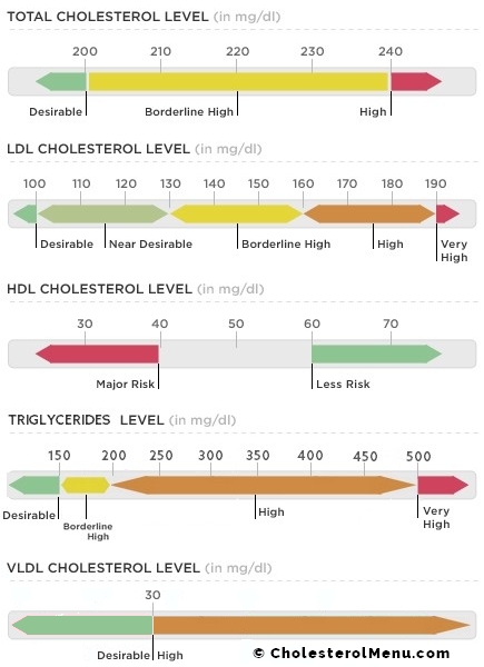 Triglyceride Level Chart Amulette