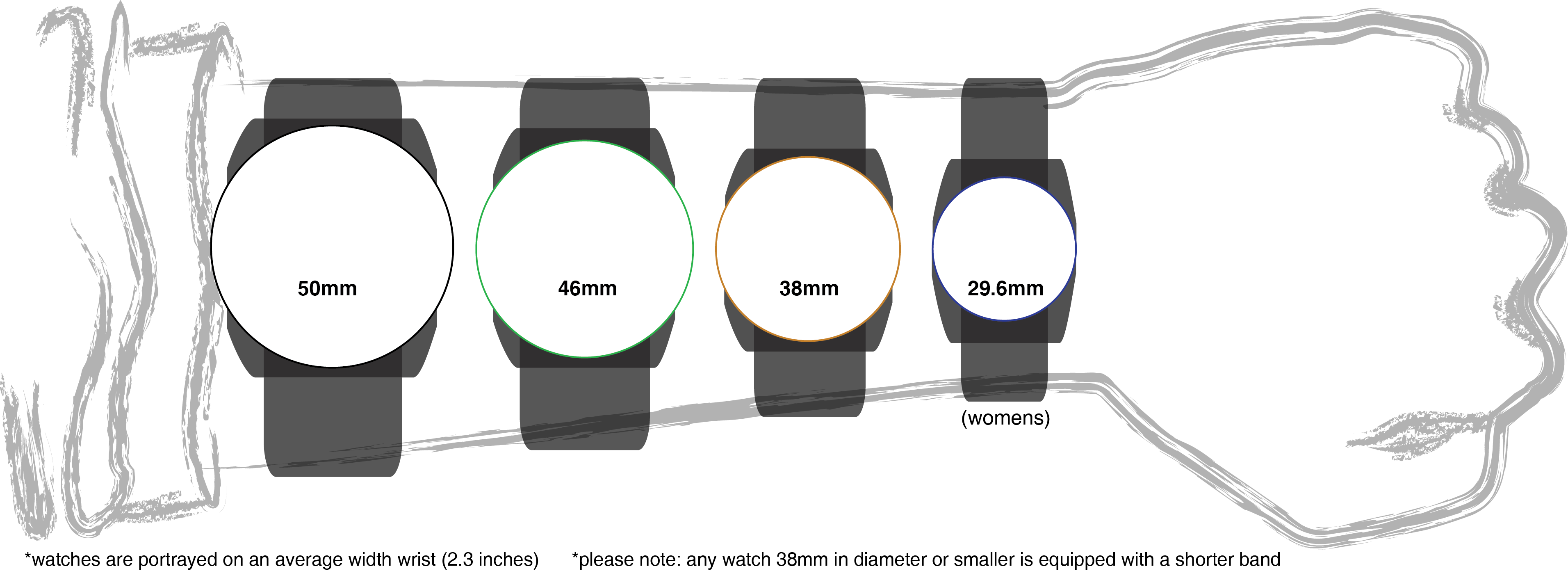 Tactical Watch Size Chart | Tactical Watch Blog