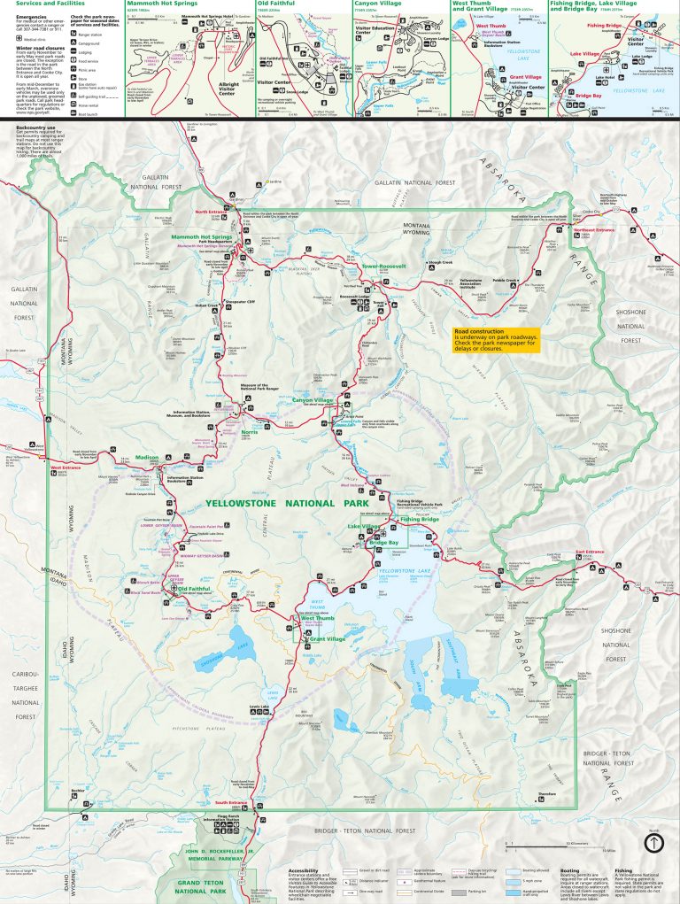 Yellowstone Map Pdf | amulette