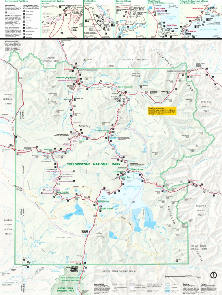 Yellowstone Map Pdf | amulette
