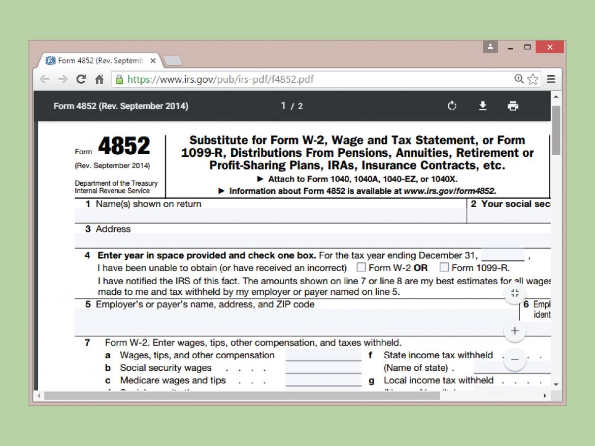 3 Ways to Get a Copy of Your W‐2 from the IRS wikiHow