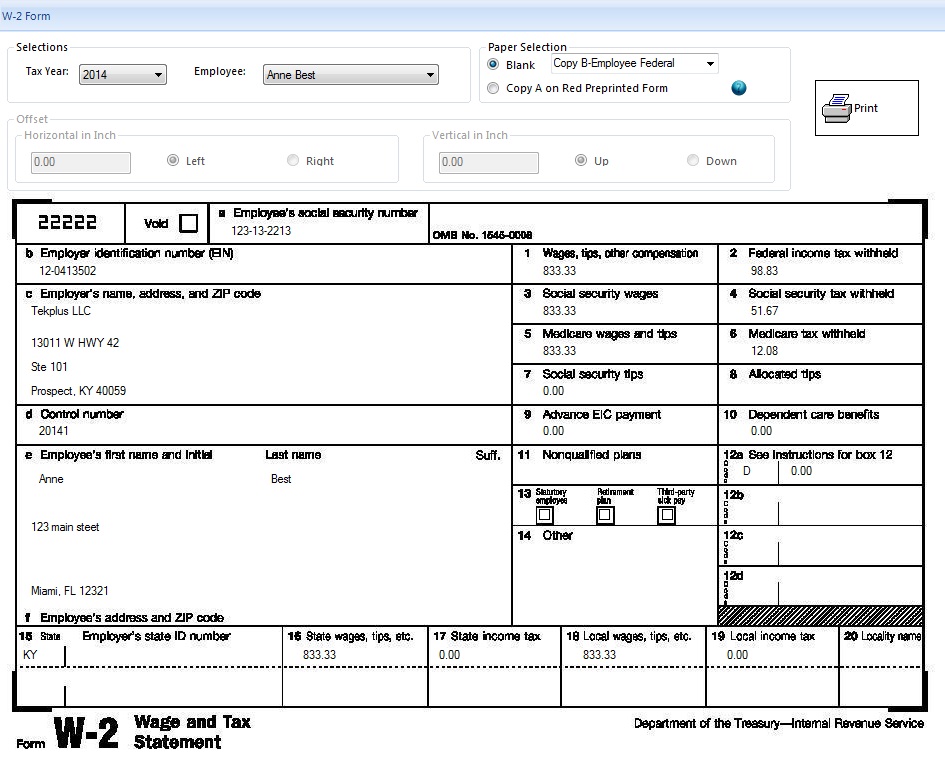 W2 Software: W2 Printing Software & W2 Efile Software