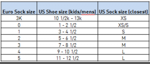 Adidas Socks Size Chart | amulette