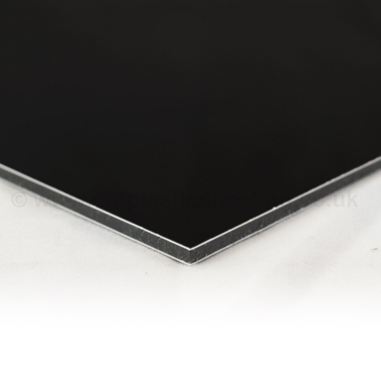 Black Aluminium Composite Sheet Per 300mm Car Builder Solutions 