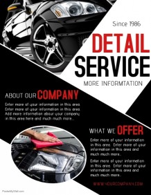 Customizable Design Templates for Car Detailing | PosterMyWall