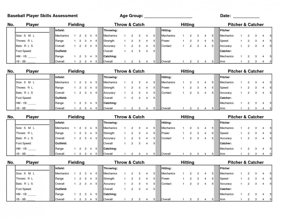 Baseball Player Evaluation Form | iancconf.com