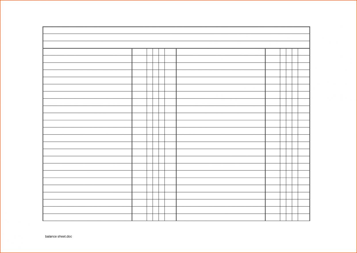 Blank Balance Sheet Form 3 – down town ken more