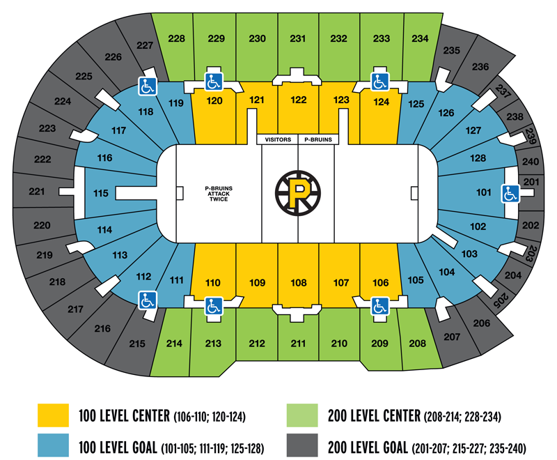 Seating Map | Providence Bruins