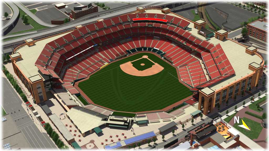 Busch Stadium 3d Seating amulette