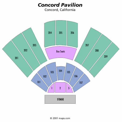 Concord Pavilion Seating Chart | Concord Pavilion | Concord 
