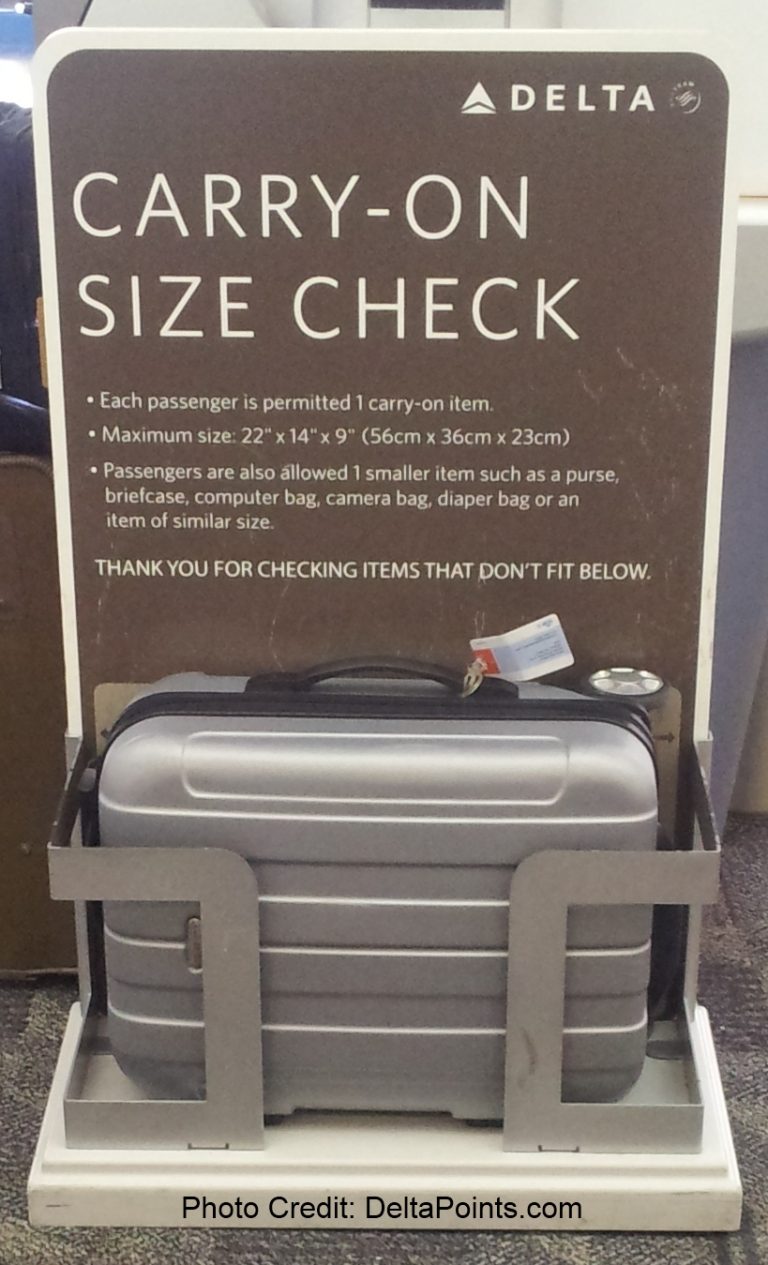 Delta Overhead Luggage Size amulette