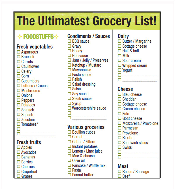 Diabetic Shopping List Pdf | amulette