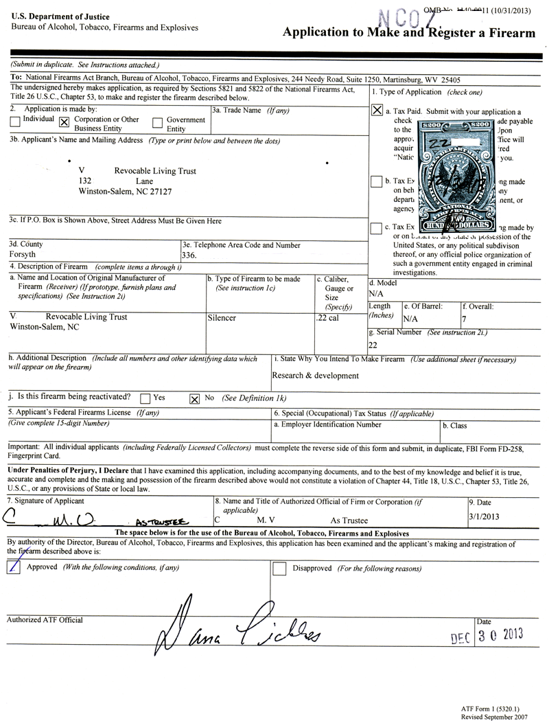 How to E File an ATF Form 1 with eForms Real Gun Reviews