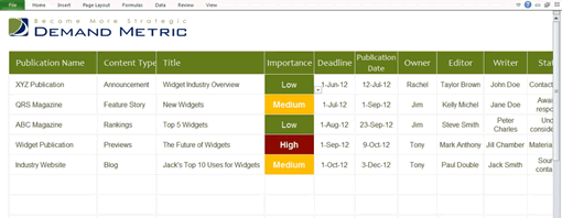 13 Useful Excel Templates for Freelance Designers