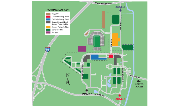 FAU Game Day Parking