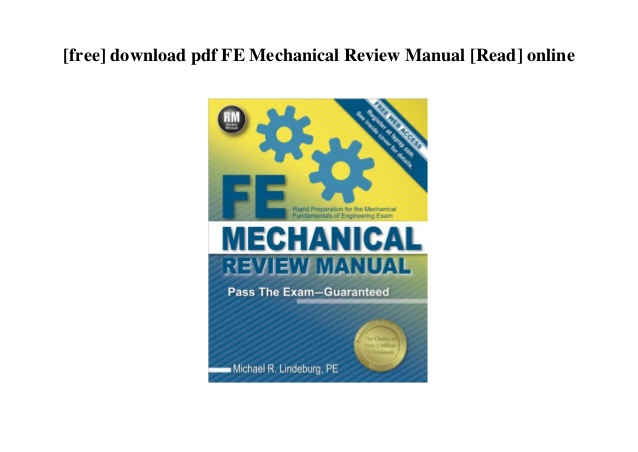 FE Review Manual: Rapid Preparation for the Fundamentals of 