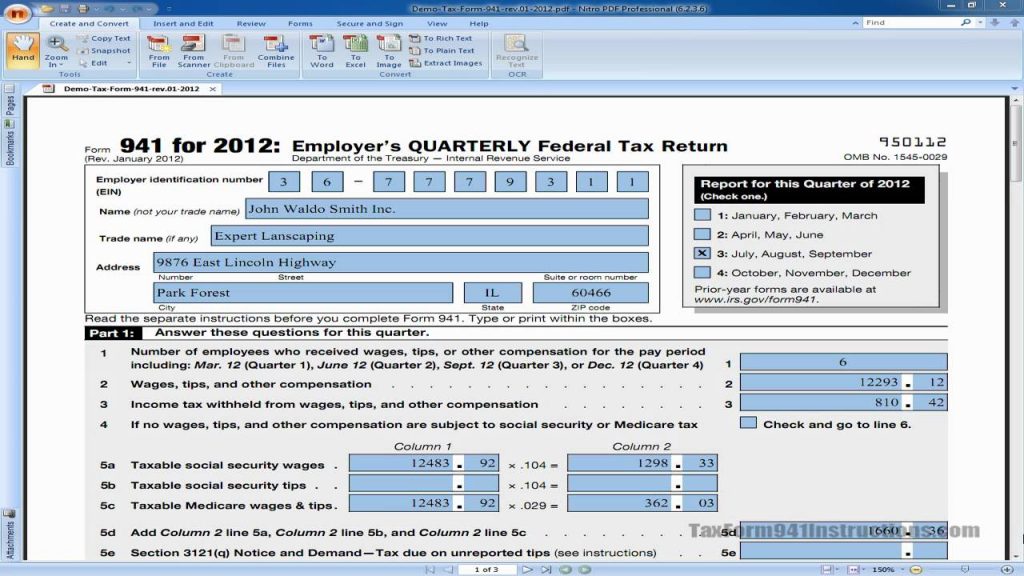 Federal 941 form 2016 amulette