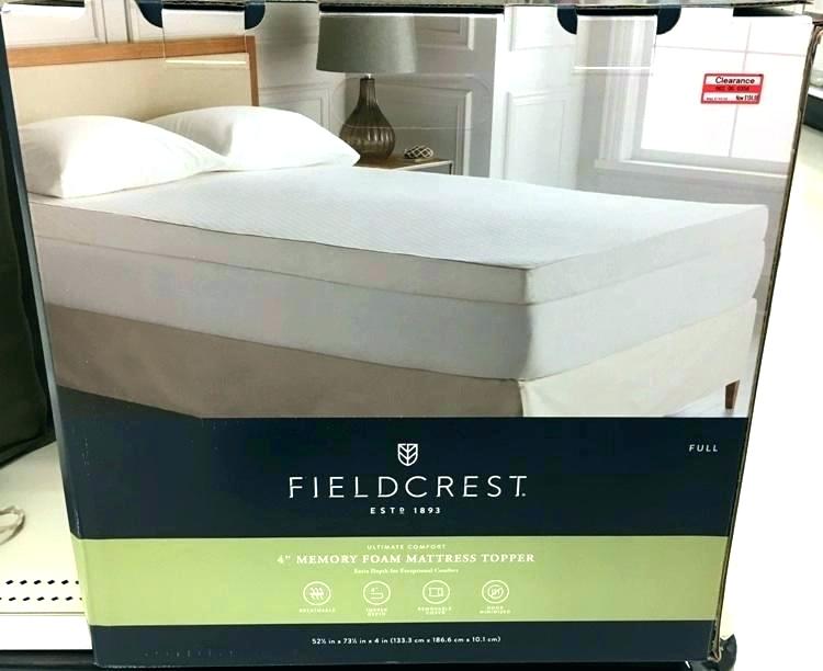 fieldcrest luxury gel mattress topper