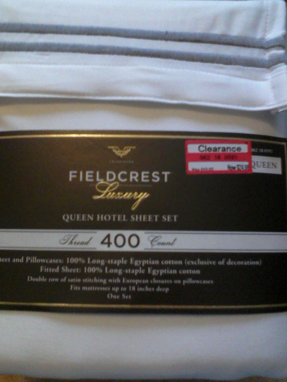 Fieldcrest Sheets & Pillowcases 201 400 Thread Count | eBay