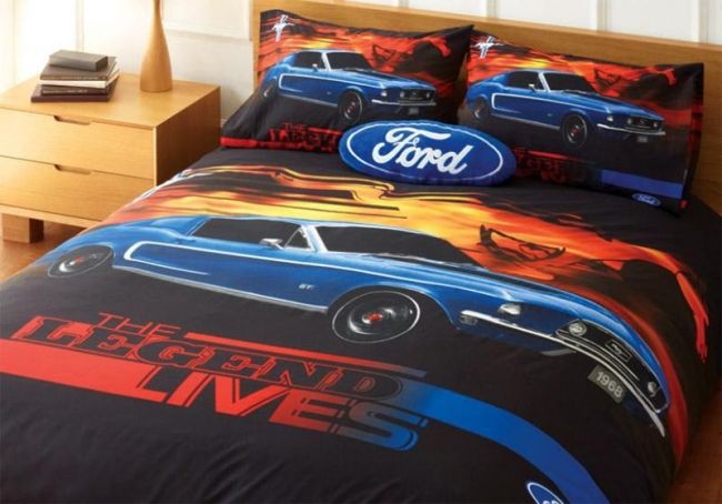 Ford Comforter Set Quilt Cover Boys Bedding Bedroom Home Cars 3 