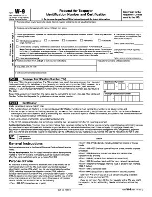 IRS W 9 Form 2017 – Fill Online, Printable, Fillable Blank | PDFfiller