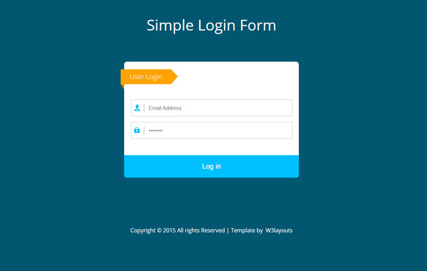 html login form template free download free form login 