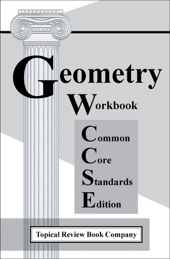 Geometry Workbook (Common Core) PDF Answer Key for original 