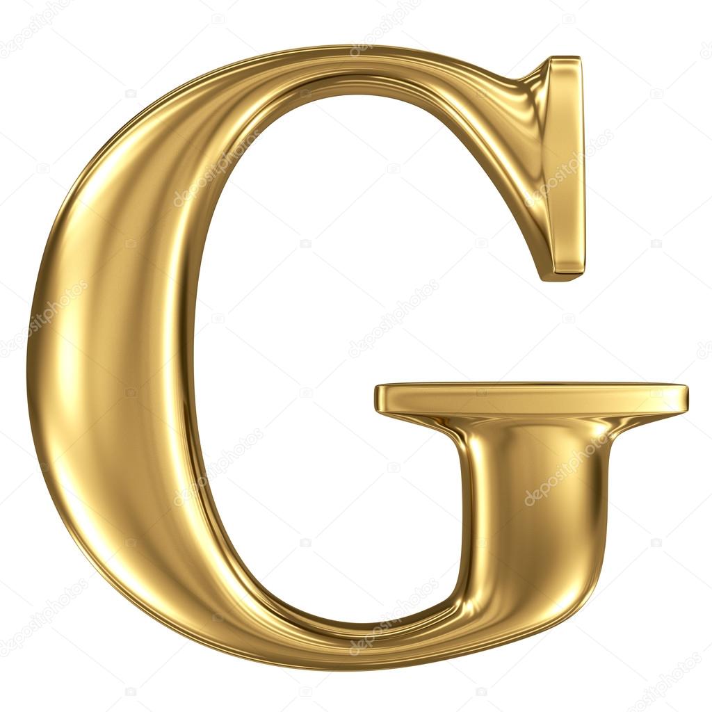 Golden letter G — Stock Photo © smaglov #54959311