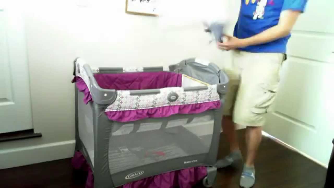 HD] Graco Travel Lite Crib with Stages Video Review YouTube
