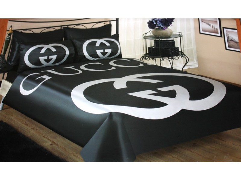 Gucci Comforter Set King Bedding Satin Gray Rfezdfu Bedroom 