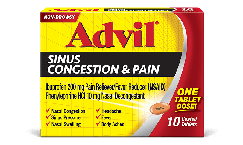How Advil® Sinus Congestion & Pain Works