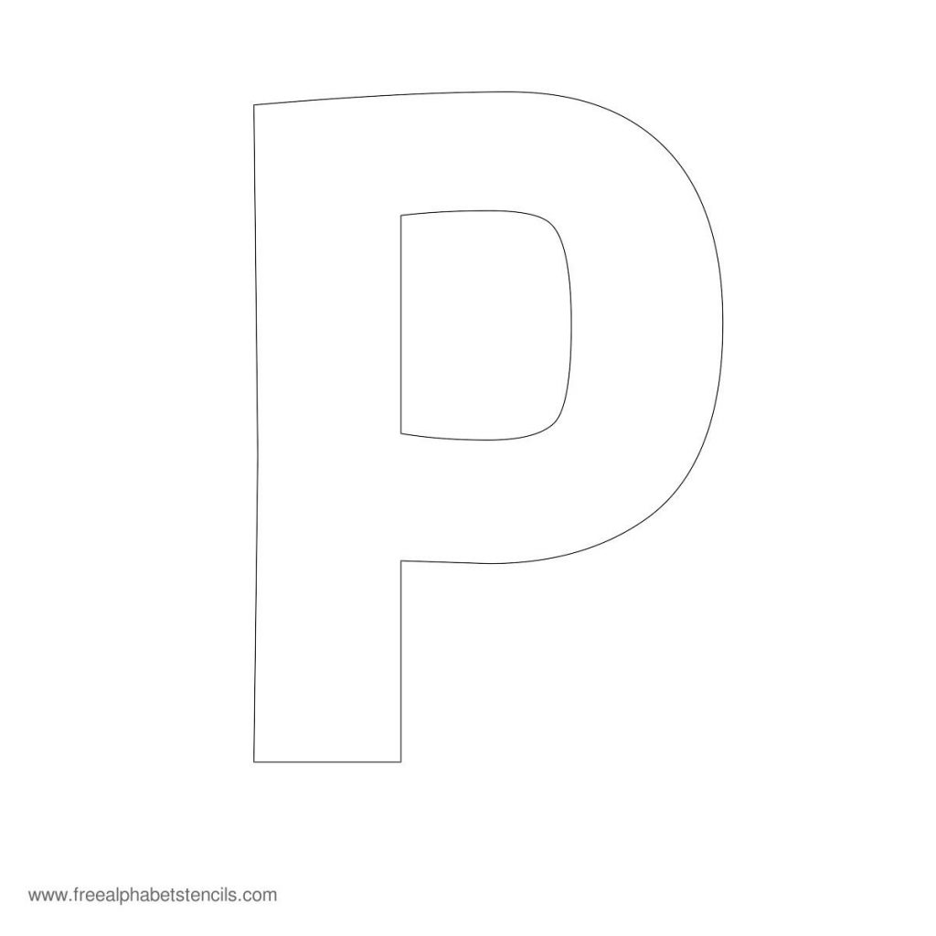 Large Letter P | amulette