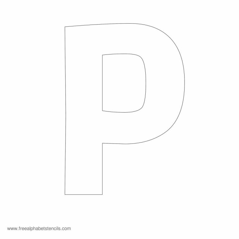 Large Letter P | amulette