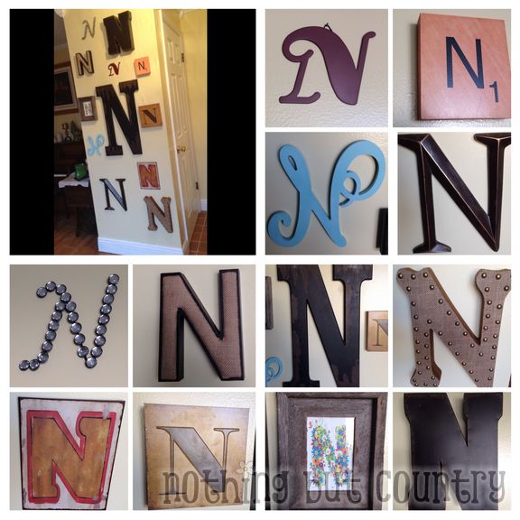 Typography Home Decoration – Letter N Wall – Home Improvement 