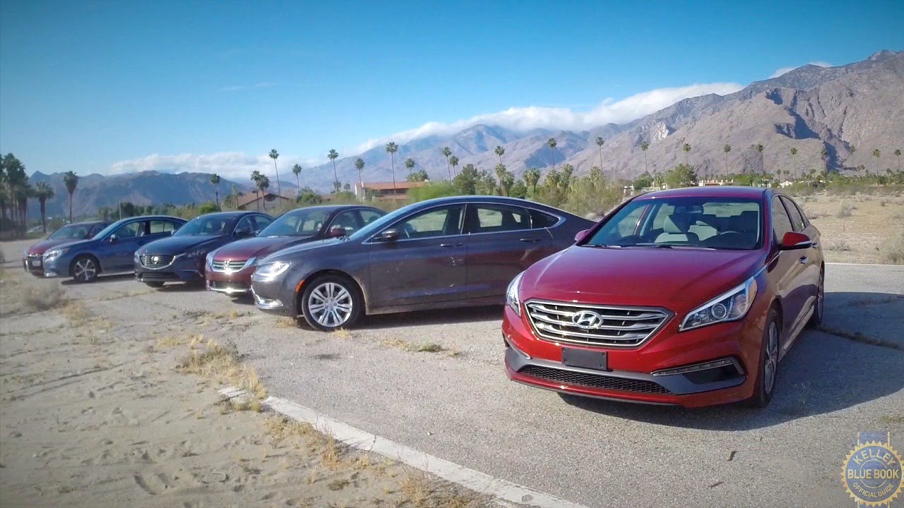 2015 Midsize Sedan Comparison Kelley Blue Book YouTube