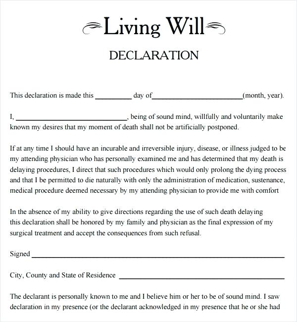 Free Will Forms Download Ohio Living Template – azserver.info