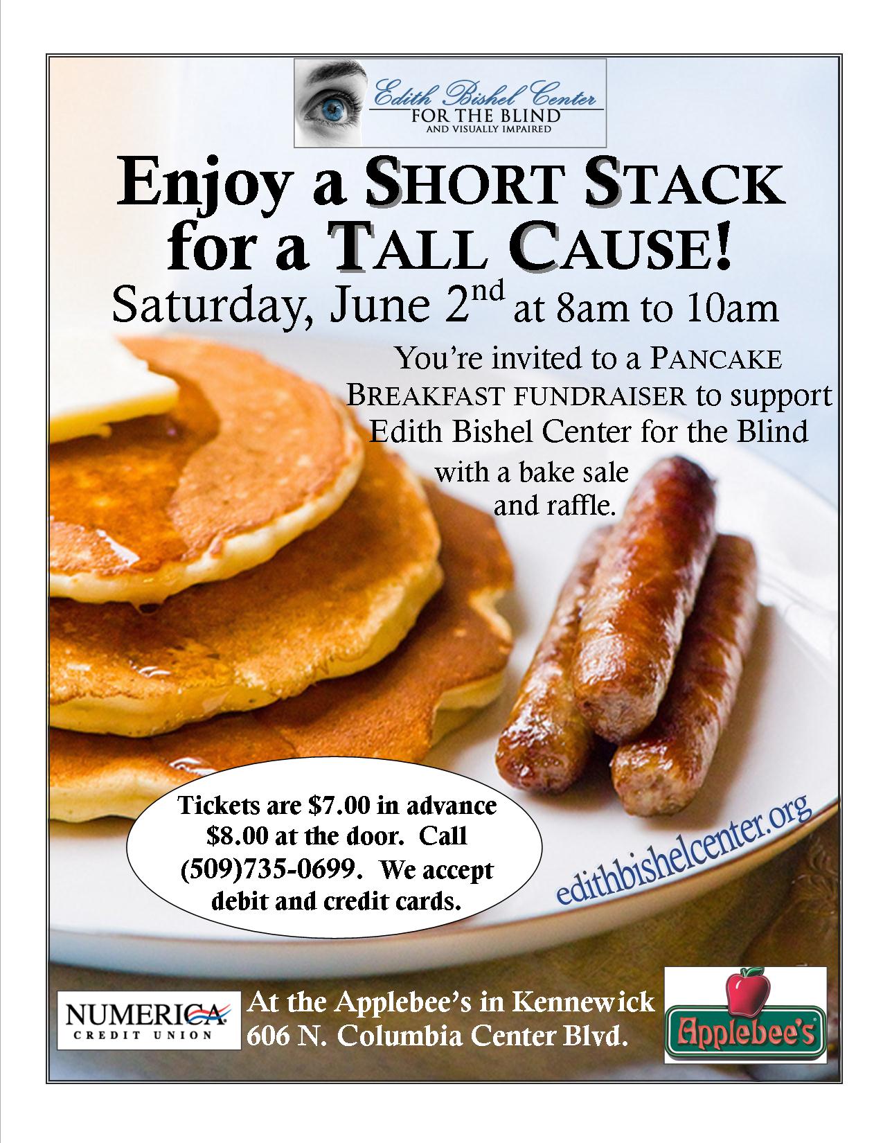 Bunch Ideas for Pancake Breakfast Fundraiser Flyer Template With 